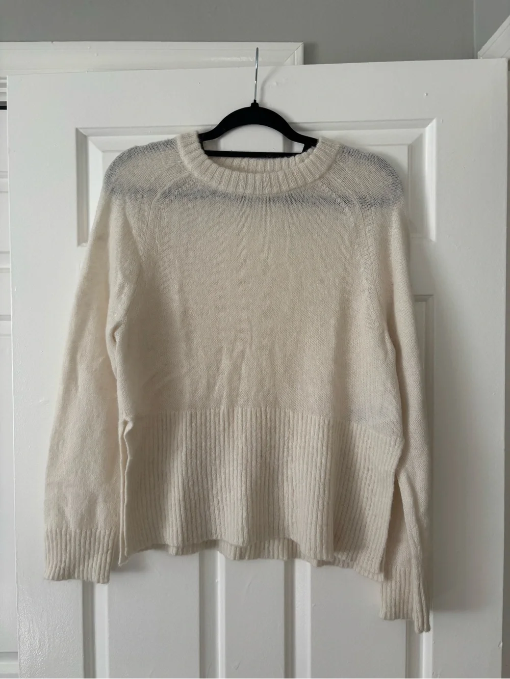 J.Crew Alpaca Blend Crewneck Sweater | Size Small | Ivory